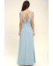 Heavenly Hues Light Blue  Maxi Dress